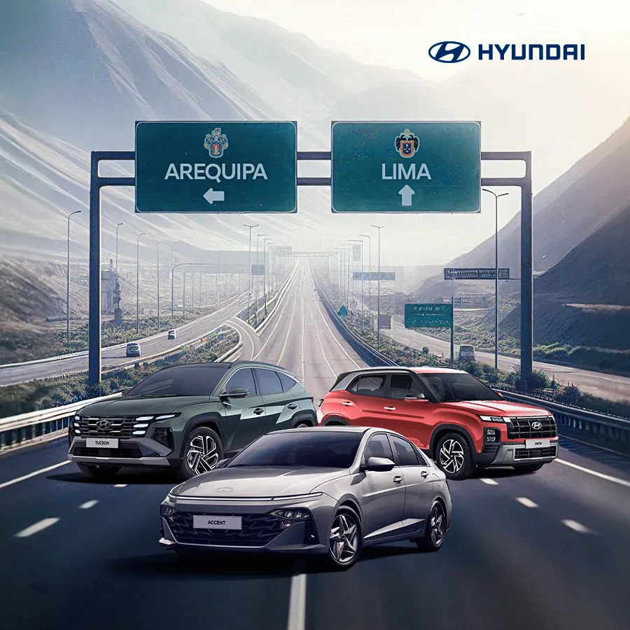 Concesionario Hyundai Arequipa, encuentra los mejores modelos Hyundai con atención personalizada.