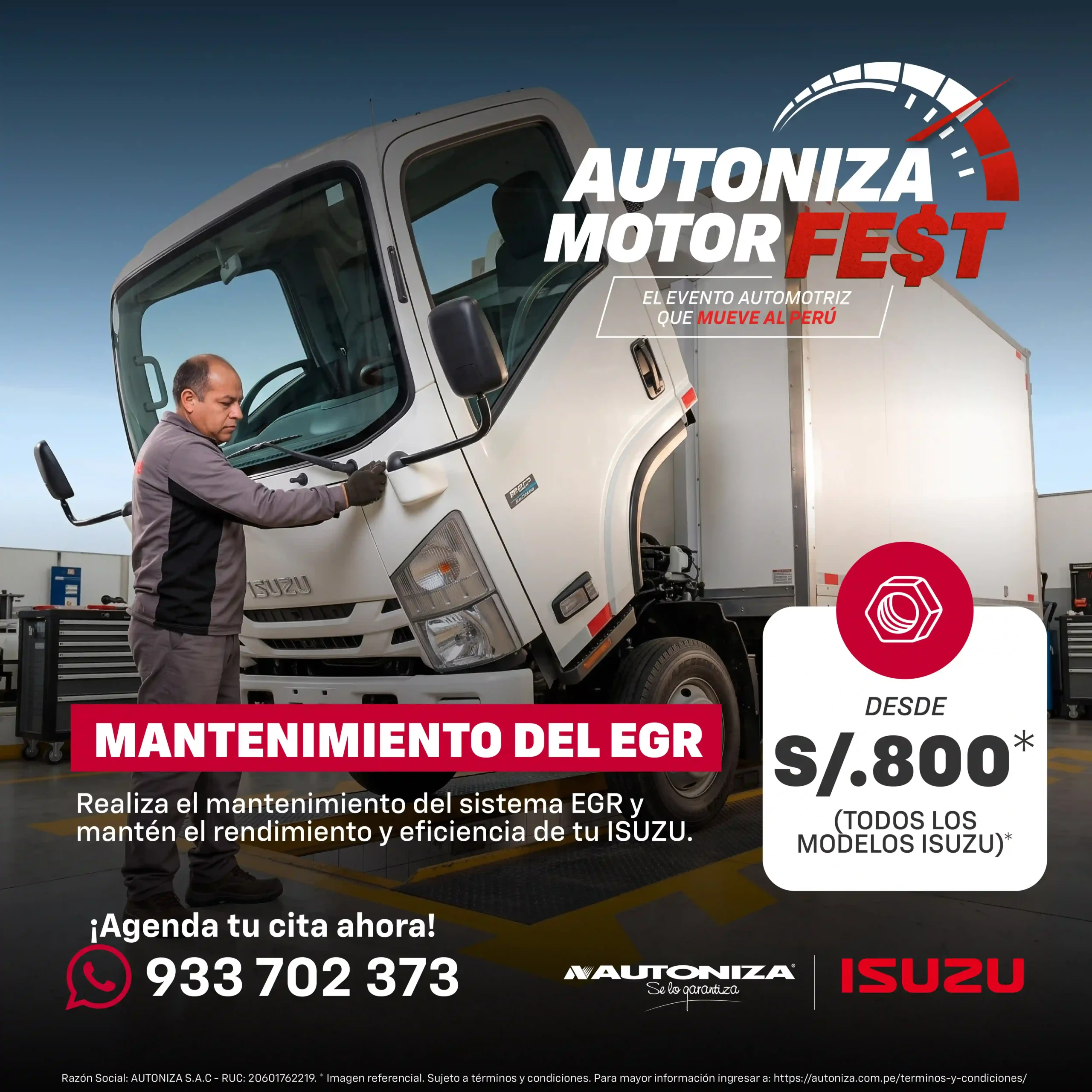 Mantenimiento Isuzu