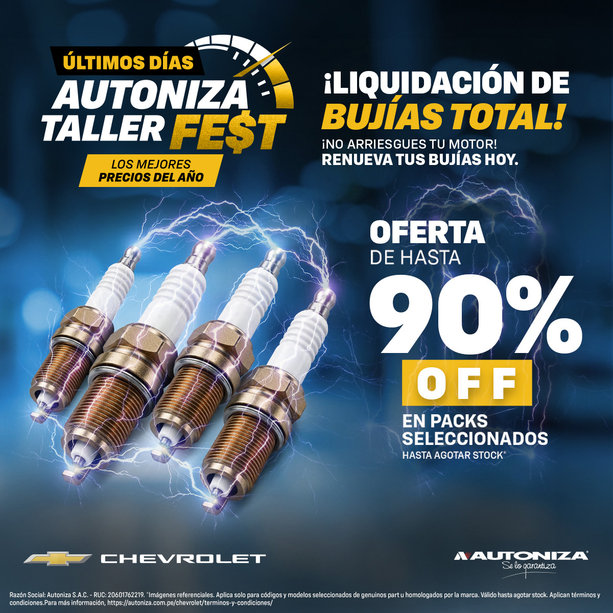 Promo Bujía Chevrolet