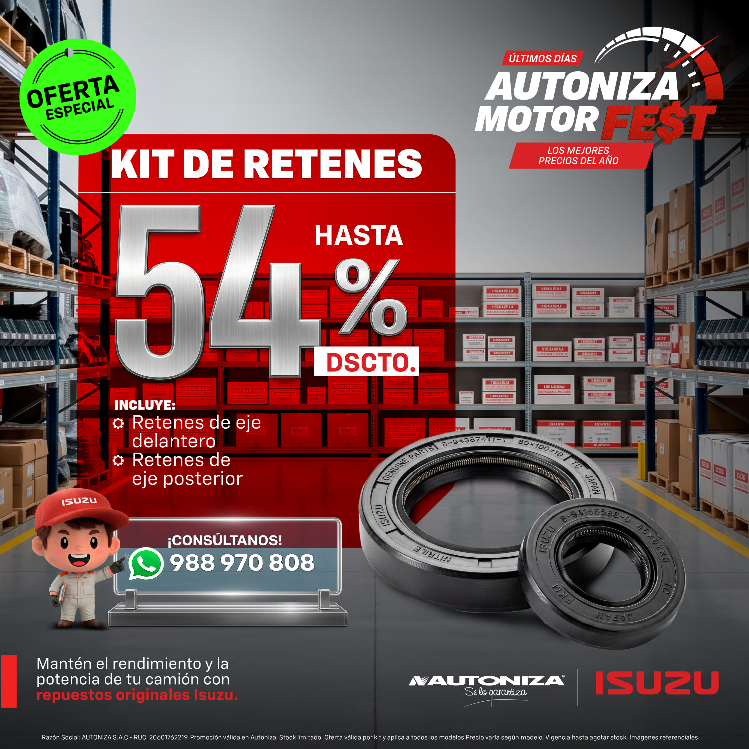 Retenes Isuzu