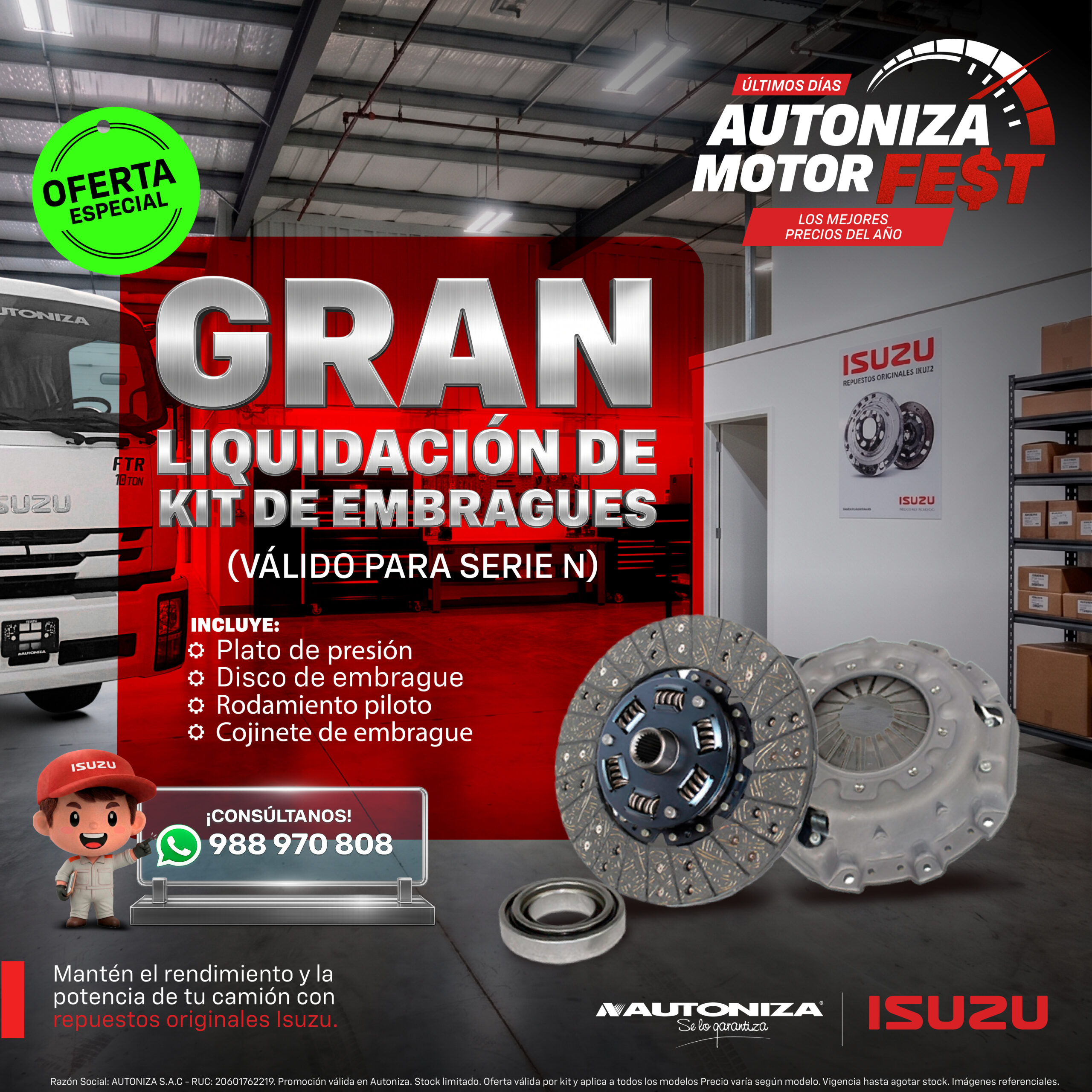 Embrague Isuzu