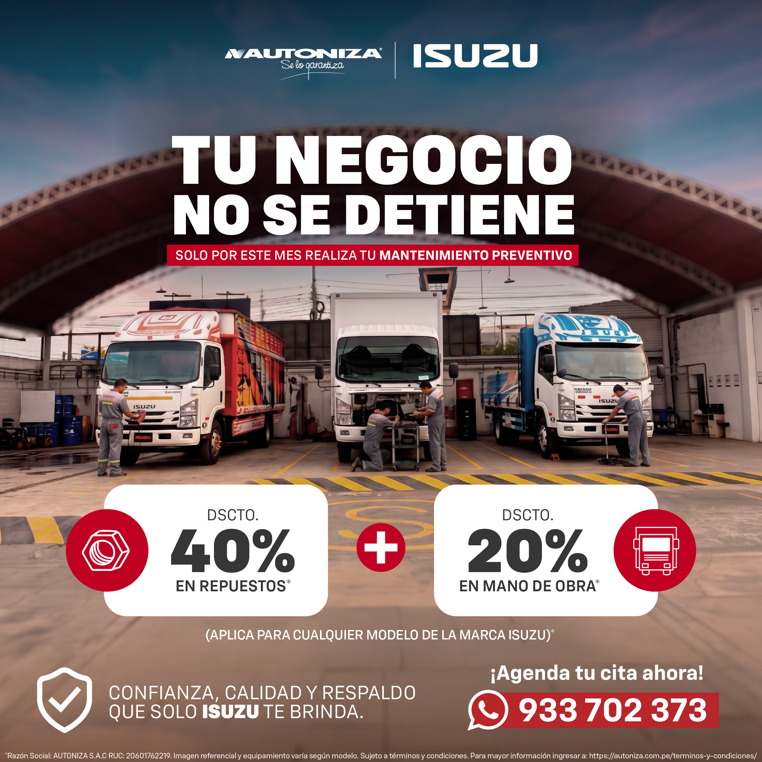 Tu Negocio No Se Detiene Isuzu