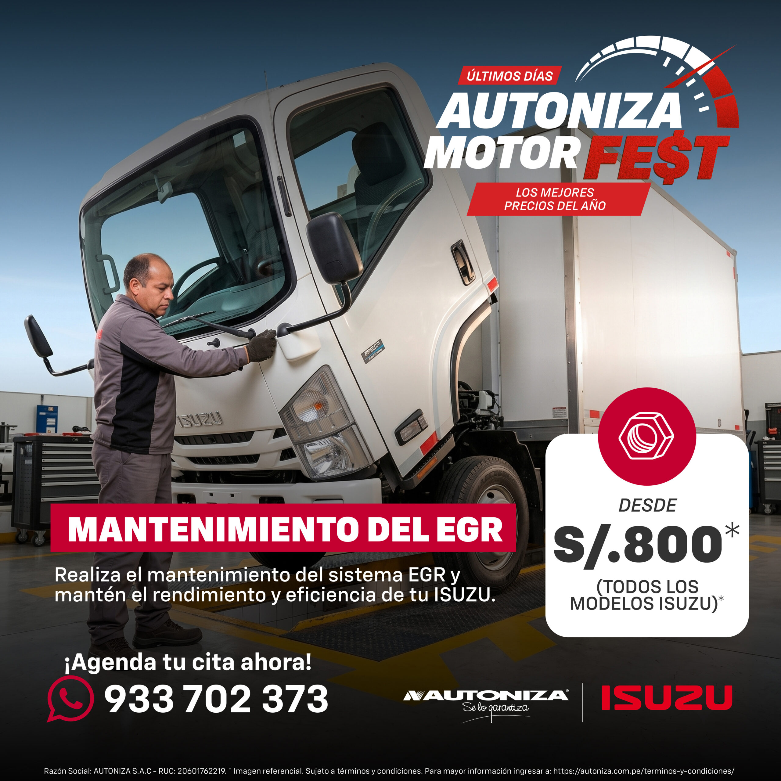 Mantenimiento EGR Isuzu