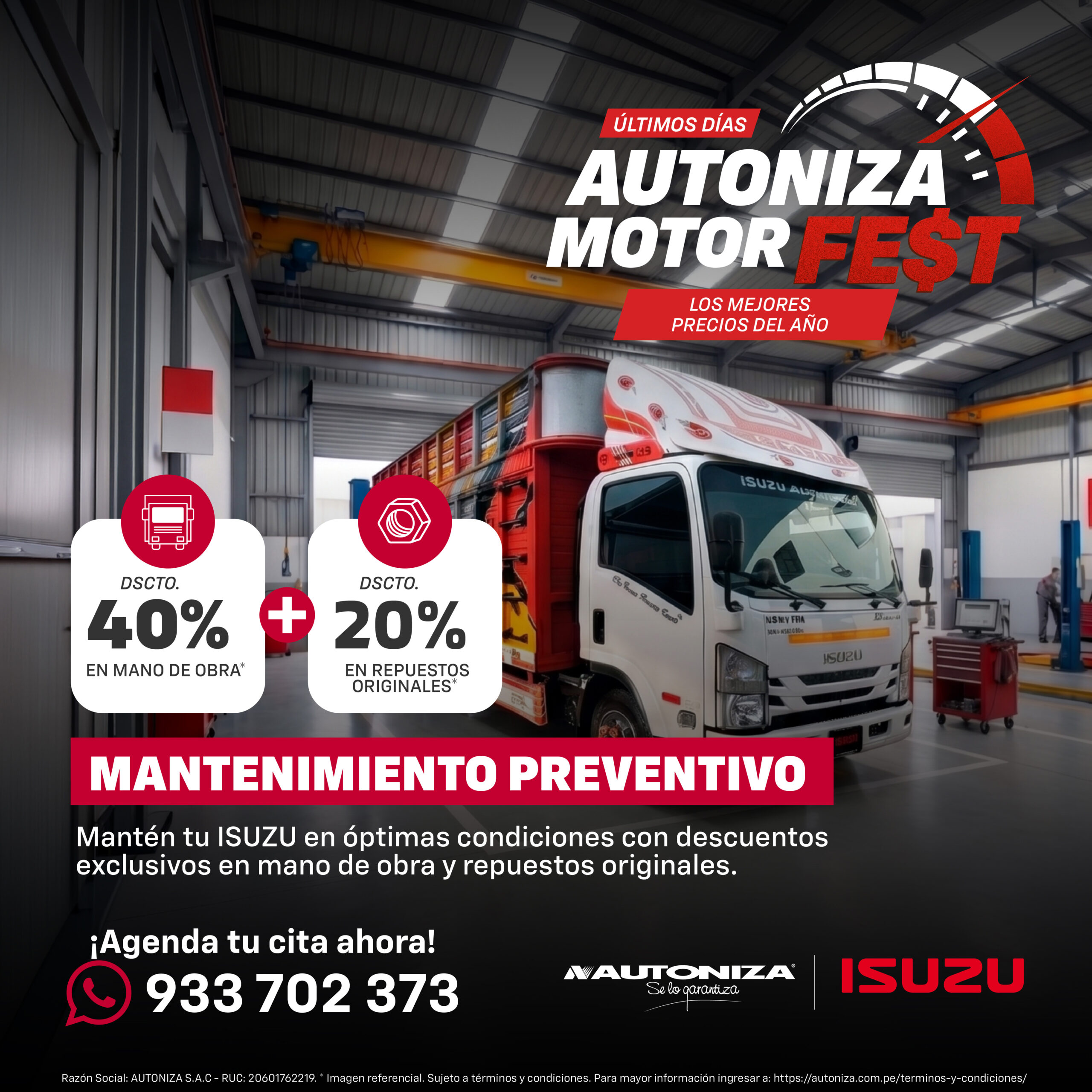 Mantenimiento Isuzu